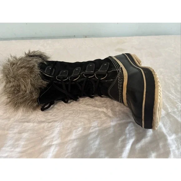 Sorel  Women's Winter Boots With Fur Details Size 8.5 - Picture 7 of 7